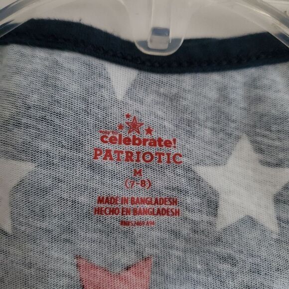 Beautiful 4th of July tank little girls medium 7/8 - Picture 5 of 6